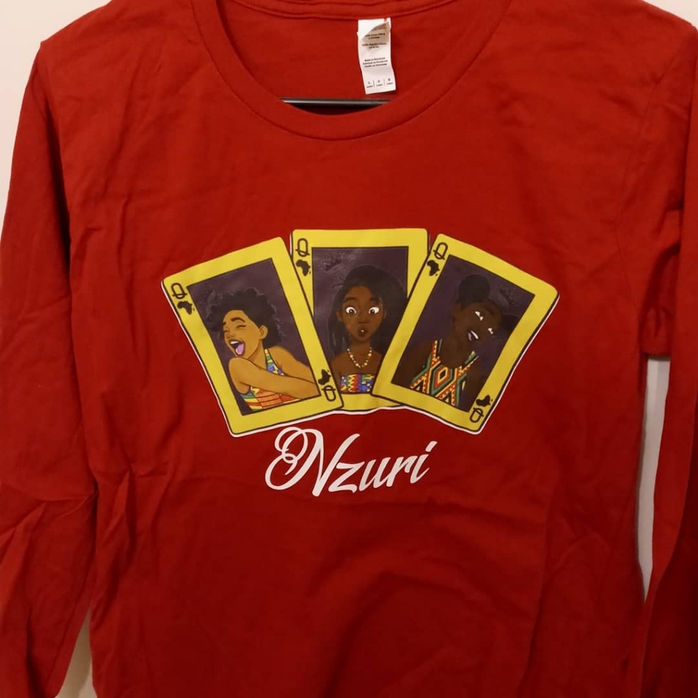 'NZURI QUEEN' Long Sleeve Tee
